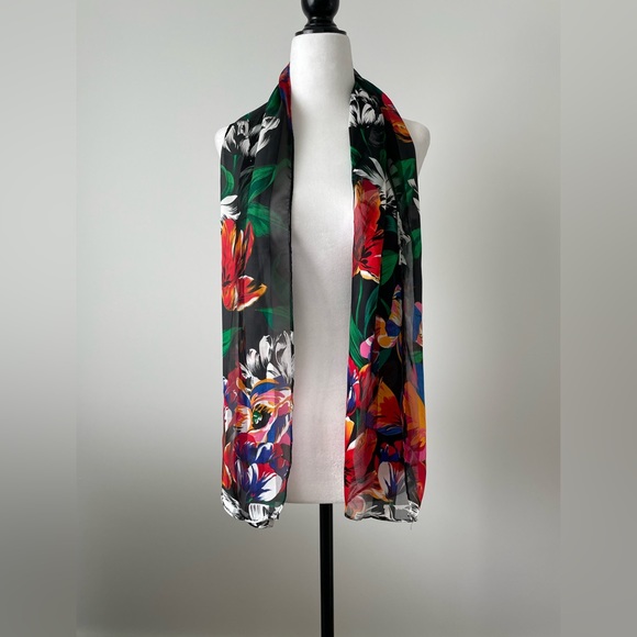 Accessories - Colorful Floral Scarf